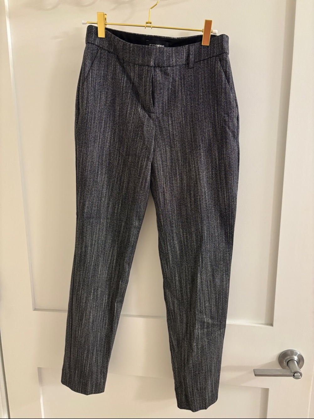 Express Black/Gray Mingled Dress Pants